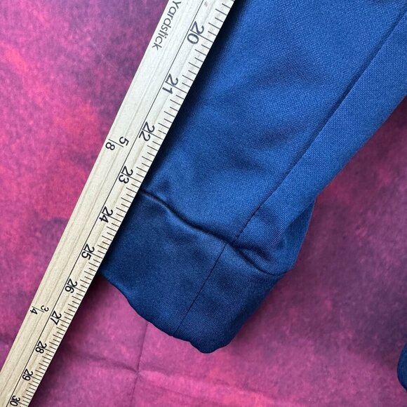 BAUER TEAM FLEECE HALF-ZIP BLUE PULLOVER WITH CHICAGO HOCKEY CLUB LOGO, SIZE L - Picture 12 of 13